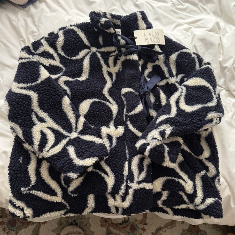 Damson Madder - Ingrid Borg Jacket- navy with bows
